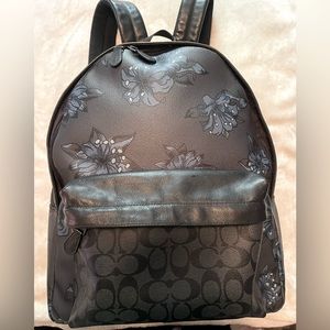 Coach Signature Leather Backpack